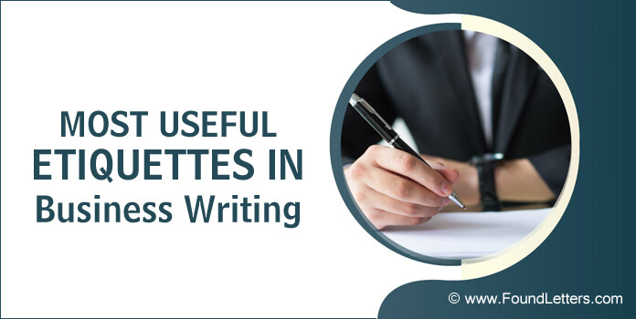 Etiquette Business Letters Writing etiquette rules