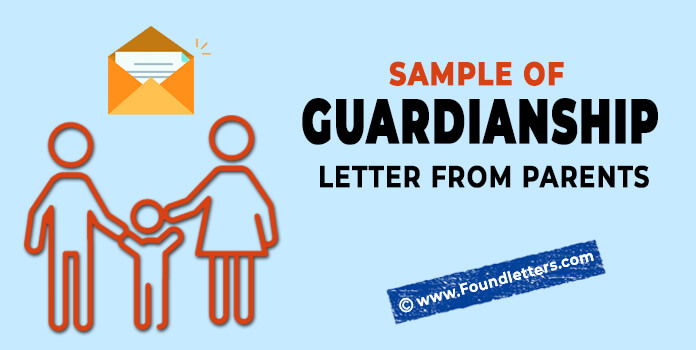 Sample of Guardianship Letter from Parents