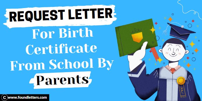 Application Format for Birth Certificate by Parents