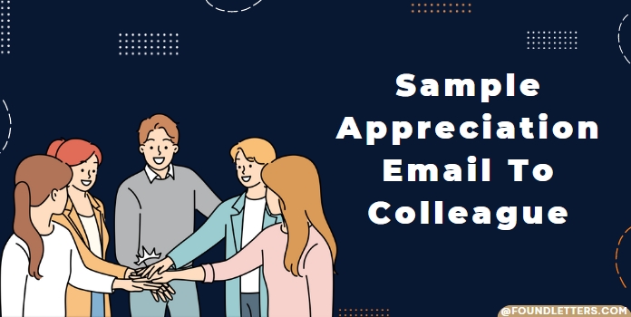 Appreciation Email to Colleague Example